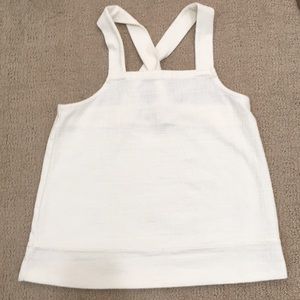🐩Madewell Cross Back White top